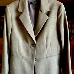 Gray jacket/blazer. Size 10.